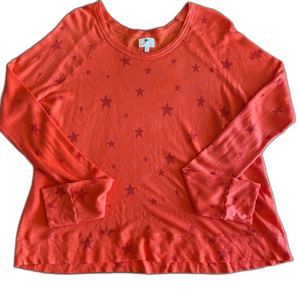Sundry Orange Star Sweater Women's 3/Large - Picture 1 of 12